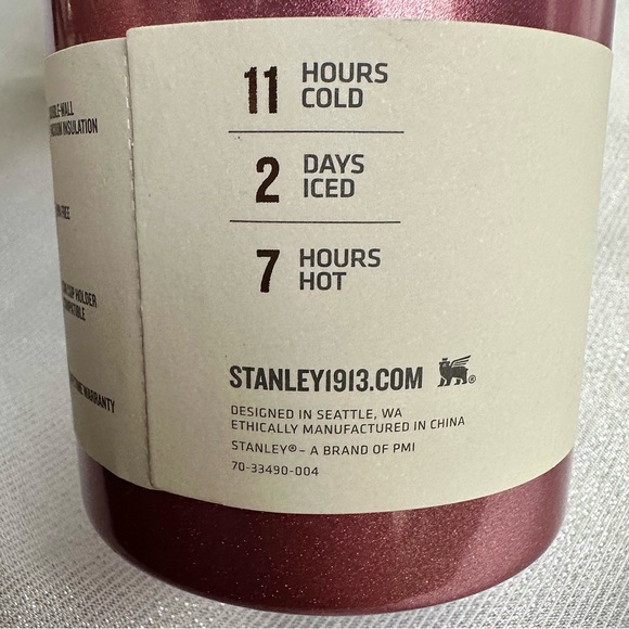 🎉4xHP! STANLEY x Target ✨NWT 40oz Quencher in DISCONTINUED HTF Mauve Shimmer - Picture 6 of 10